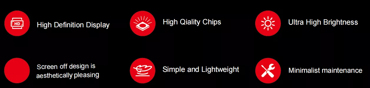 outdoor flexible rental LED display details