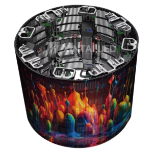 P7.8 Outdoor Flexible Transparent Rental LED Display | High-Brightness Stage LED Screen